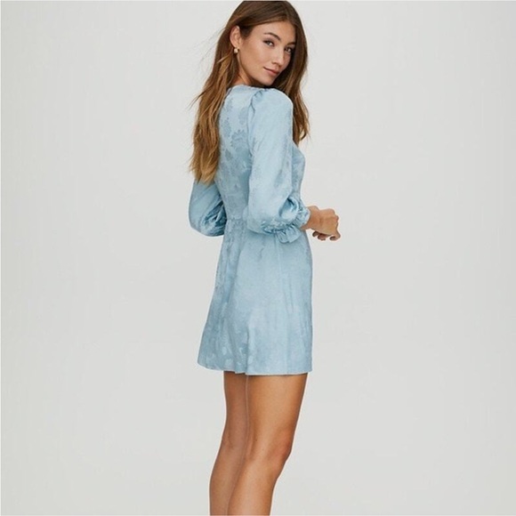 Wilfred Light Blue Mini Dress - Picture 4 of 10